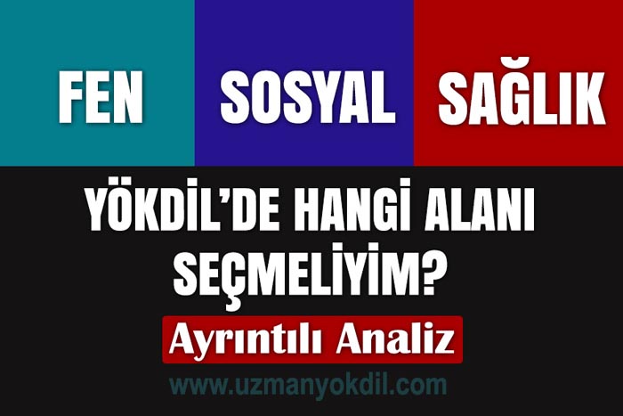 YÖKDİL SINAVINA HANGİ ALANDAN GİRMELİYİM? Sağlık, Fen, Sosyal Hangisi?