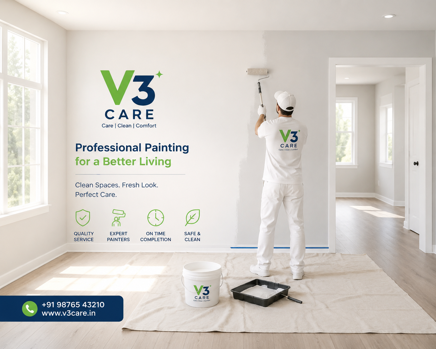 Unfurnished House Painting in Bengaluru