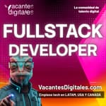 Logo de Desarrollador Fullstack React, Node.js y Python — Remoto - Argentina — Tech - React, Node.js,