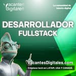 Logo de Desarrollador Fullstack — Remoto - LATAM — Startup - React, Node.js, AWS