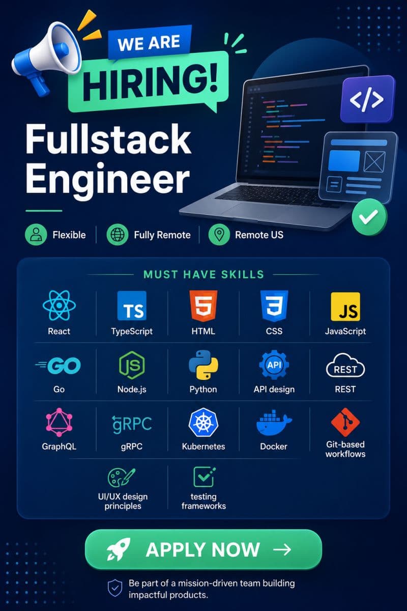 Fullstack Engineer — Remoto - LATAM — Tech - React, TypeS... | Vacantes ...