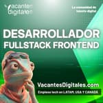 Logo de Desarrollador Fullstack Frontend — Presencial - CDMX — Desarrollo de Software - React, Node.js, JavaScript
