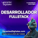Logo de Desarrollador Fullstack Java y React — Remoto - LATAM — Proyectos Internacionales - Java, React,