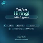 Logo de GTM Engineer — Remoto - LATAM — Growth Tech - Python, TypeScript, HubSpot
