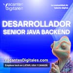 Logo de Desarrollador Senior Java Backend — Híbrido - CDMX — Sistemas de Pago - Java, Spring