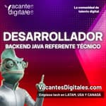 Logo de Desarrollador Backend Java — Referente Técnico - Buenos Aires — Tech - Java, Spring, Microservicios