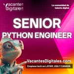 Logo de Senior Python Engineer — Remoto - LATAM — Data Analytics - Python, FastAPI, Agentic AI,