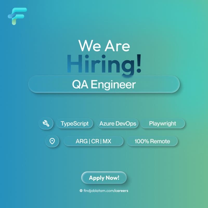 QA Engineer TypeScript y Playwright — Remoto - LATAM — Te... | Vacantes ...