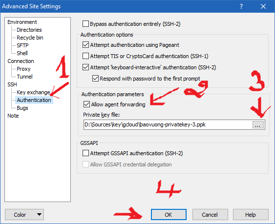 winscp connect virtualmachine