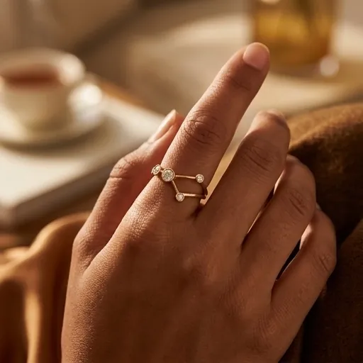 Cancer Constellation Ring