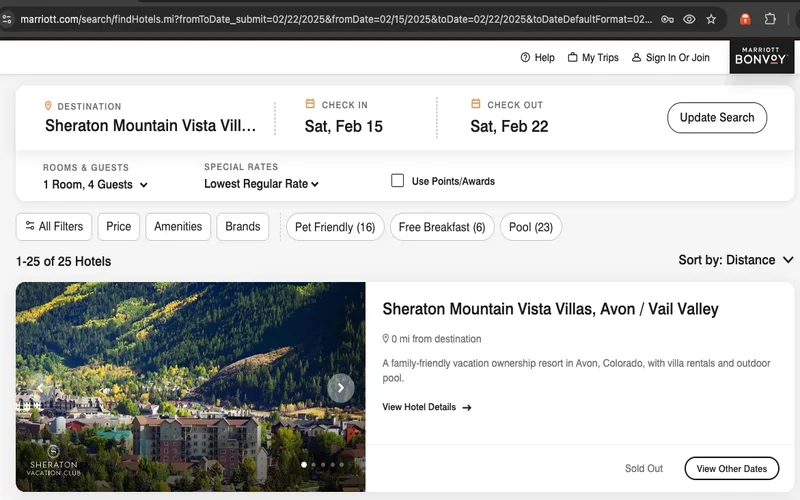 Sheraton Mountain Vista