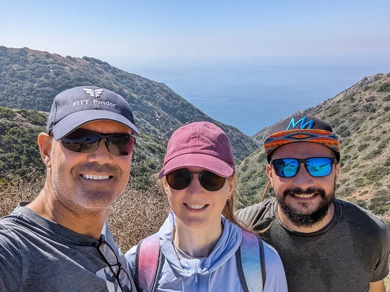 VakayMood team, Mariana Cedica, Errol Lawrence, and Alex Protopopescu