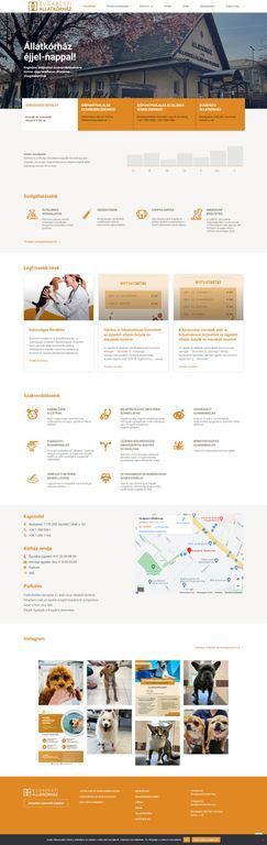 Budapesti Állatkórház /webdesign/