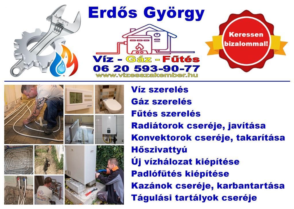 Teljeskörű kivitelezés vízben és gázban