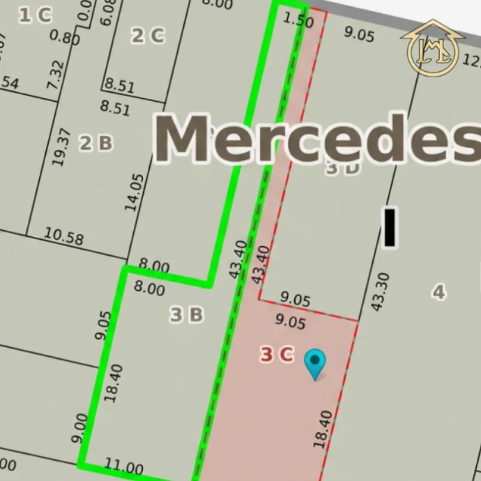 2 Terrenos + galpón en la ciudad de Mercedes