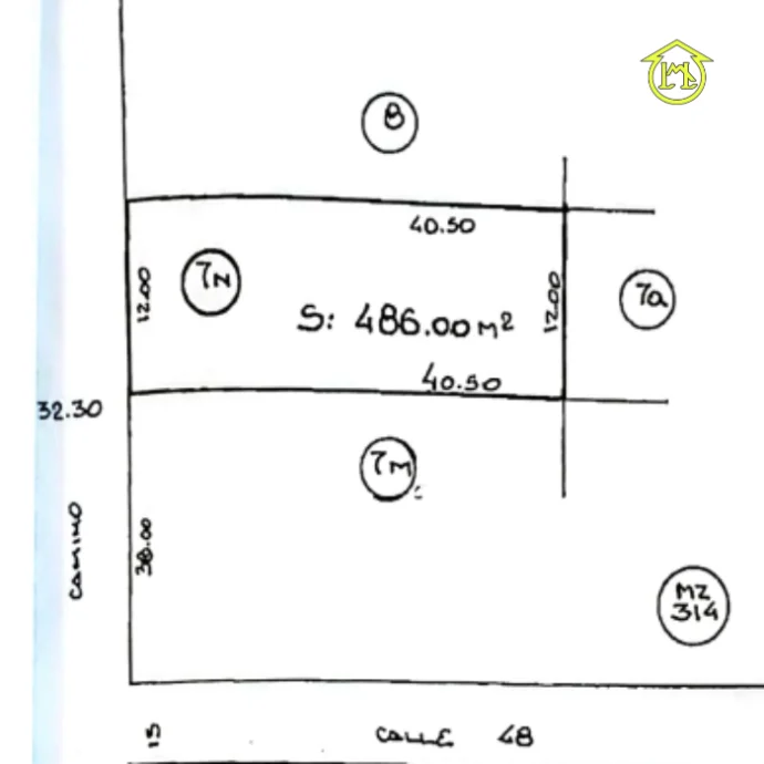 Terreno de 486 m² en Barrio San Bernardo, San Andrés de Giles