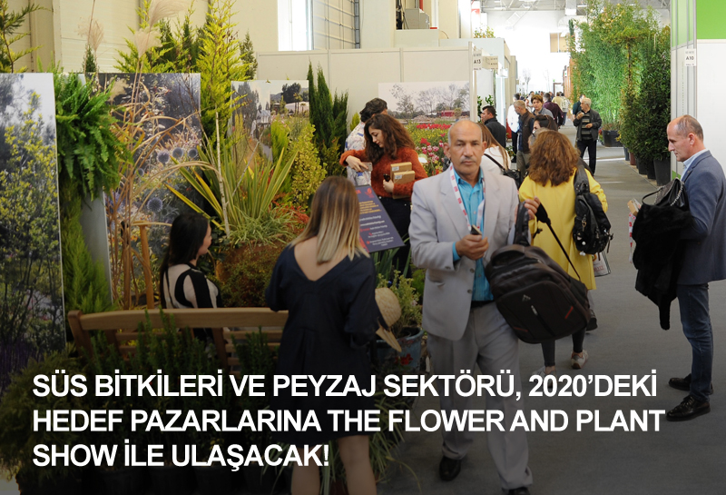 Süs bitkileri ve peyzaj sektörü 12-14 Kasım’da, Tüyap’ta bir araya geliyor.