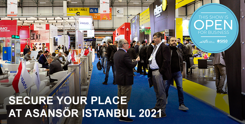 Asansör Istanbul 2021 offers unique trading opportunities.