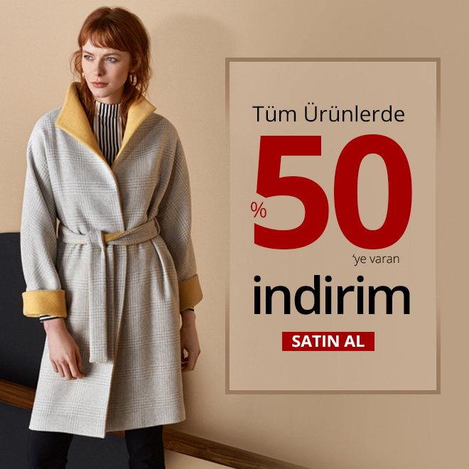 Tüm ürünlerde %50'ye varan indirim başladı!