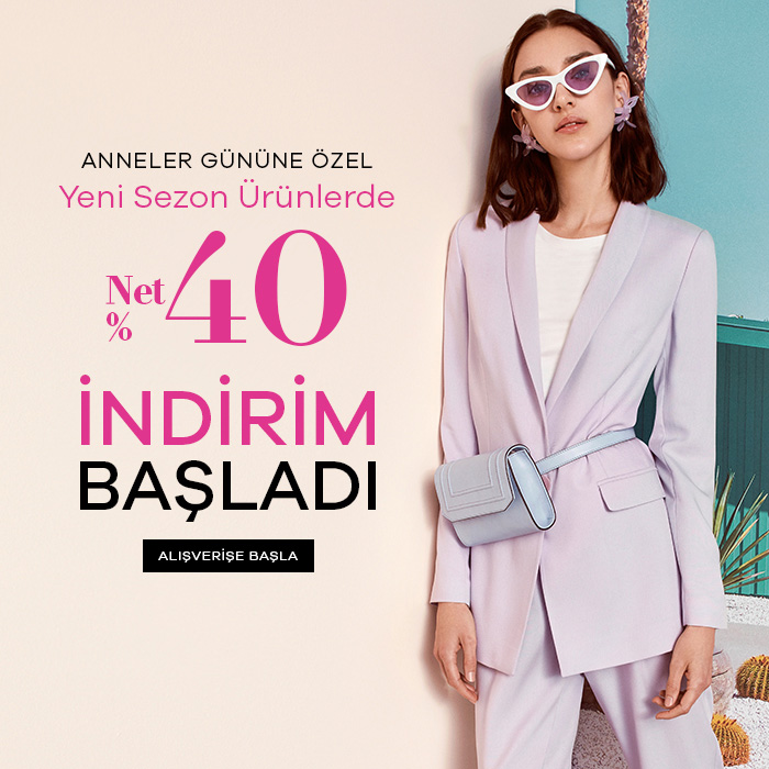 Yeni Sezonda Net %40 İndirim Online'da Başladı.