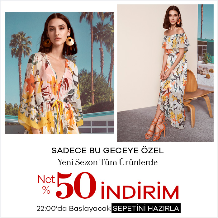 Net %50 İndirim 22:00'da Başlıyor