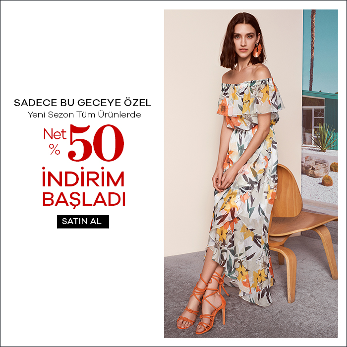 Net %50 İndirim Başladı