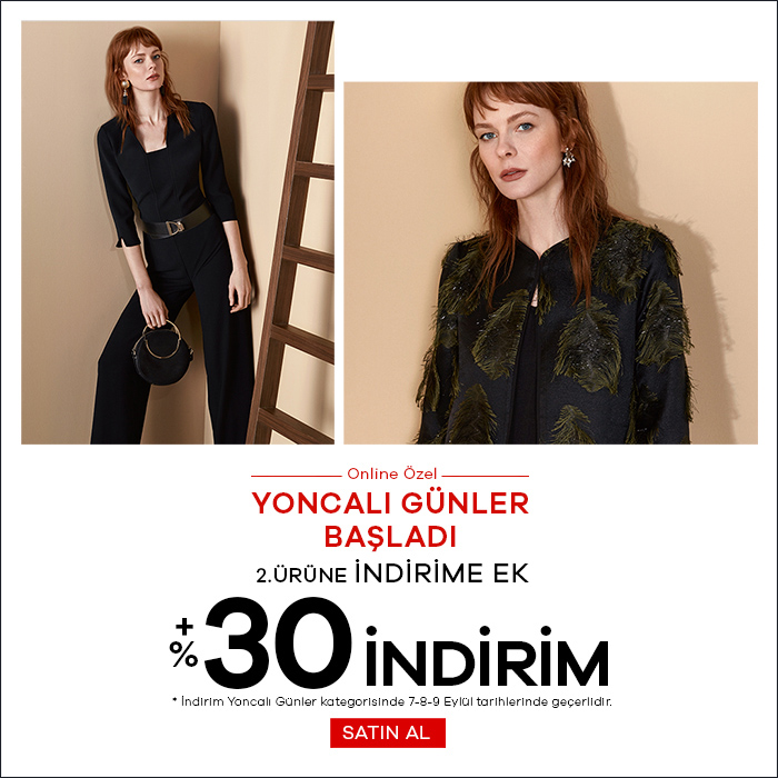 2.ürüne +%30 İndirim. Yoncalı Günler Başladı