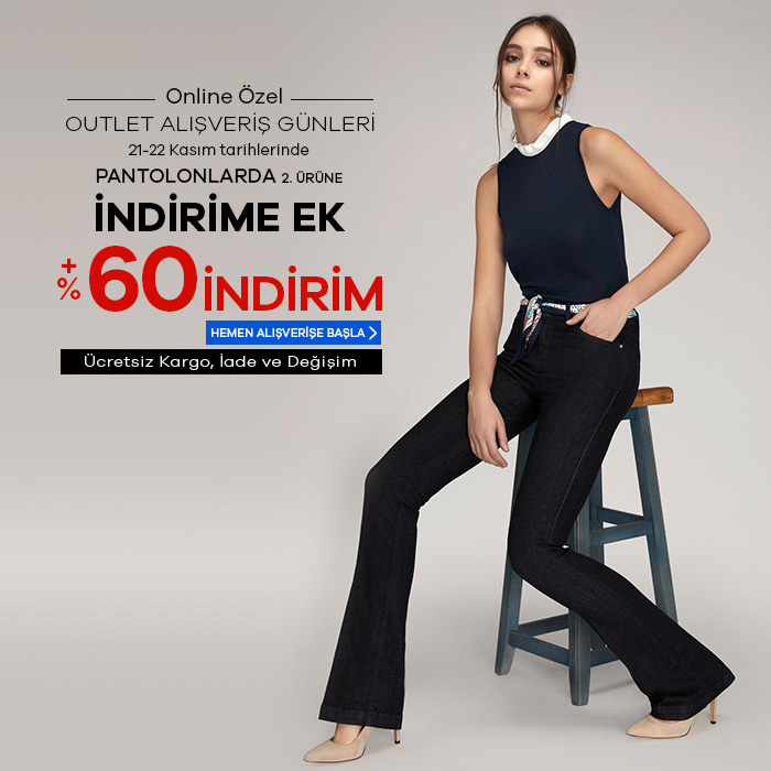 Pantolonlarda 2.Ürüne +%60 İndirim