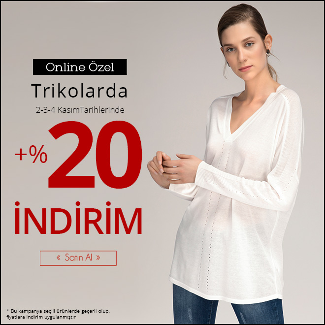 Trikolarda +%20 İndirim Başladı!