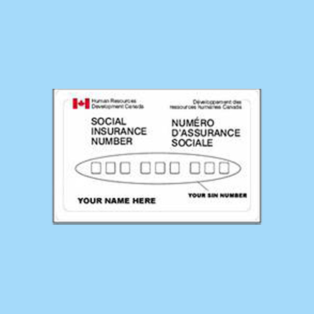 SIN (Social Insurance Number)取得について