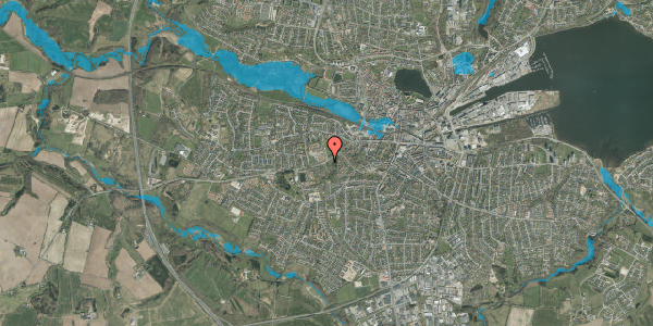 Oversvømmelsesrisiko fra vandløb på Munkeparken 29, 6000 Kolding
