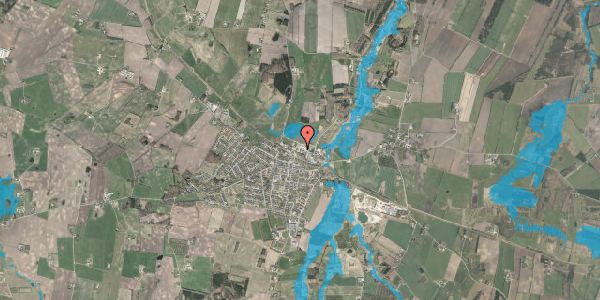 Oversvømmelsesrisiko fra vandløb på Dornen 4, 7850 Stoholm Jyll
