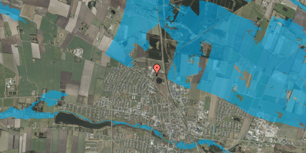 Oversvømmelsesrisiko fra vandløb på Tronsø Parkvej 40, 1. 39, 7200 Grindsted