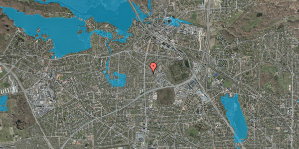 Oversvømmelsesrisiko fra vandløb på Kirsebærvænget 26, 2800 Kongens Lyngby