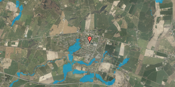 Oversvømmelsesrisiko fra vandløb på Ullerslev-Centret 4, 5540 Ullerslev