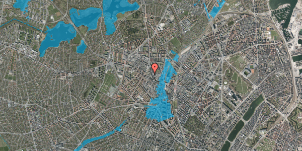 Oversvømmelsesrisiko fra vandløb på Blytækkervej 10, 2400 København NV