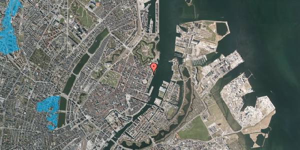 Oversvømmelsesrisiko fra vandløb på Toldbodgade 67A, 2. tv, 1253 København K