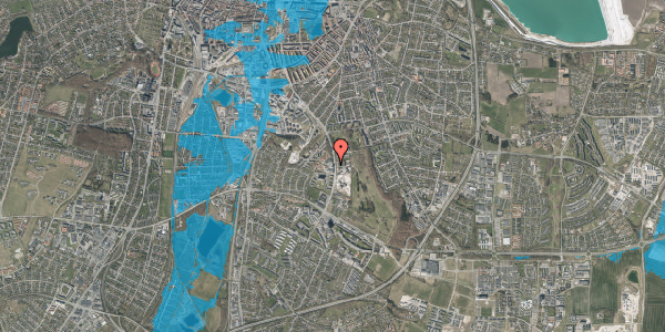 Oversvømmelsesrisiko fra vandløb på Danalien 1G, 2. 3, 9000 Aalborg