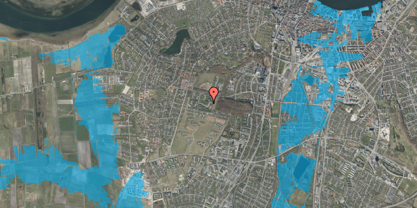 Oversvømmelsesrisiko fra vandløb på Blegdalsparken 51, 9000 Aalborg