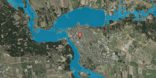 Oversvømmelsesrisiko fra vandløb på Skanderborgvej 27, 1. , 8680 Ry
