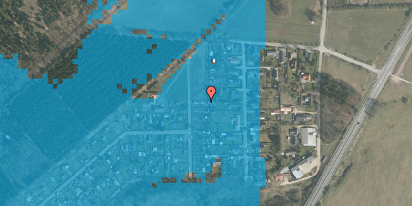Oversvømmelsesrisiko fra vandløb på Hf. Solvang 1, 8800 Viborg