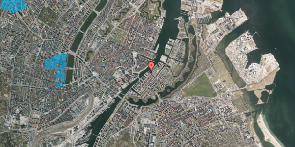 Oversvømmelsesrisiko fra vandløb på Strandgade 27B, st. tv, 1401 København K