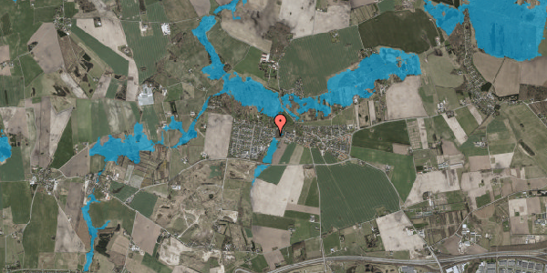 Oversvømmelsesrisiko fra vandløb på Kirkestien 2, 2630 Taastrup