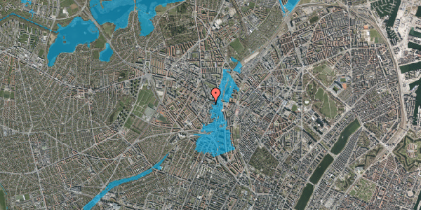 Oversvømmelsesrisiko fra vandløb på Hejrevej 3, 1. , 2400 København NV