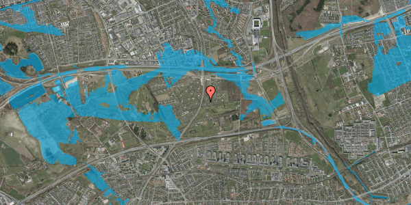 Oversvømmelsesrisiko fra vandløb på Brøndby Haveby Afd 3 111, 2605 Brøndby