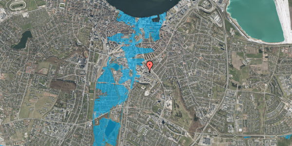 Oversvømmelsesrisiko fra vandløb på Ditlev Bergs Vej 16, 5. th, 9000 Aalborg