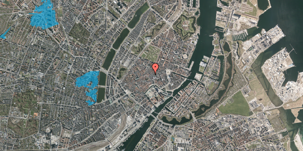 Oversvømmelsesrisiko fra vandløb på Købmagergade 15, 1150 København K