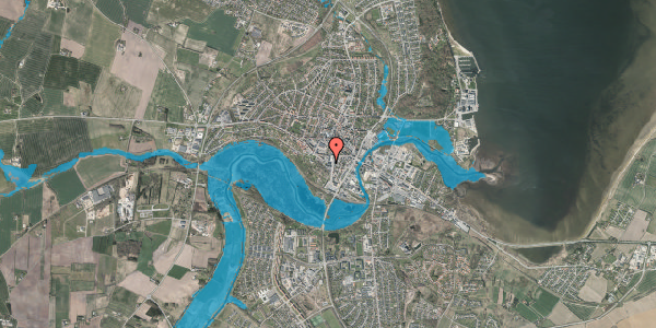 Oversvømmelsesrisiko fra vandløb på Søndergade 2A, 4. , 7800 Skive
