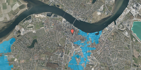 Oversvømmelsesrisiko fra vandløb på Vingårdsgade 32, 9000 Aalborg