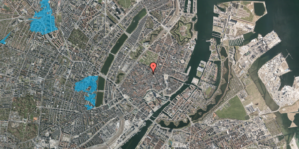 Oversvømmelsesrisiko fra vandløb på Pilestræde 52E, 1112 København K